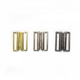 Clothes and Underwear Accessories - Bra Clasps from Metal, 14 mm (100 pairs/pack)Code: MGT14