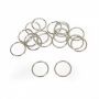 Metal Bra Rings, interior diameter 18 mm (100 pcs/bag)Cod: MH18 - 6