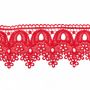 Border Lace Embroidered, width 10.5 cm (13.72 meters/roll)Code: 6304-0166 - 3