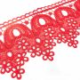 Border Lace Embroidered, width 10.5 cm (13.72 meters/roll)Code: 6304-0166 - 4