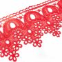 Border Lace Embroidered, width 10.5 cm (13.72 meters/roll)Code: 6304-0166 - 4