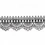 Border Lace Embroidered, width 3.5 cm (13,72 - 18,28 meters/roll)Code: 6302-0407 - 3