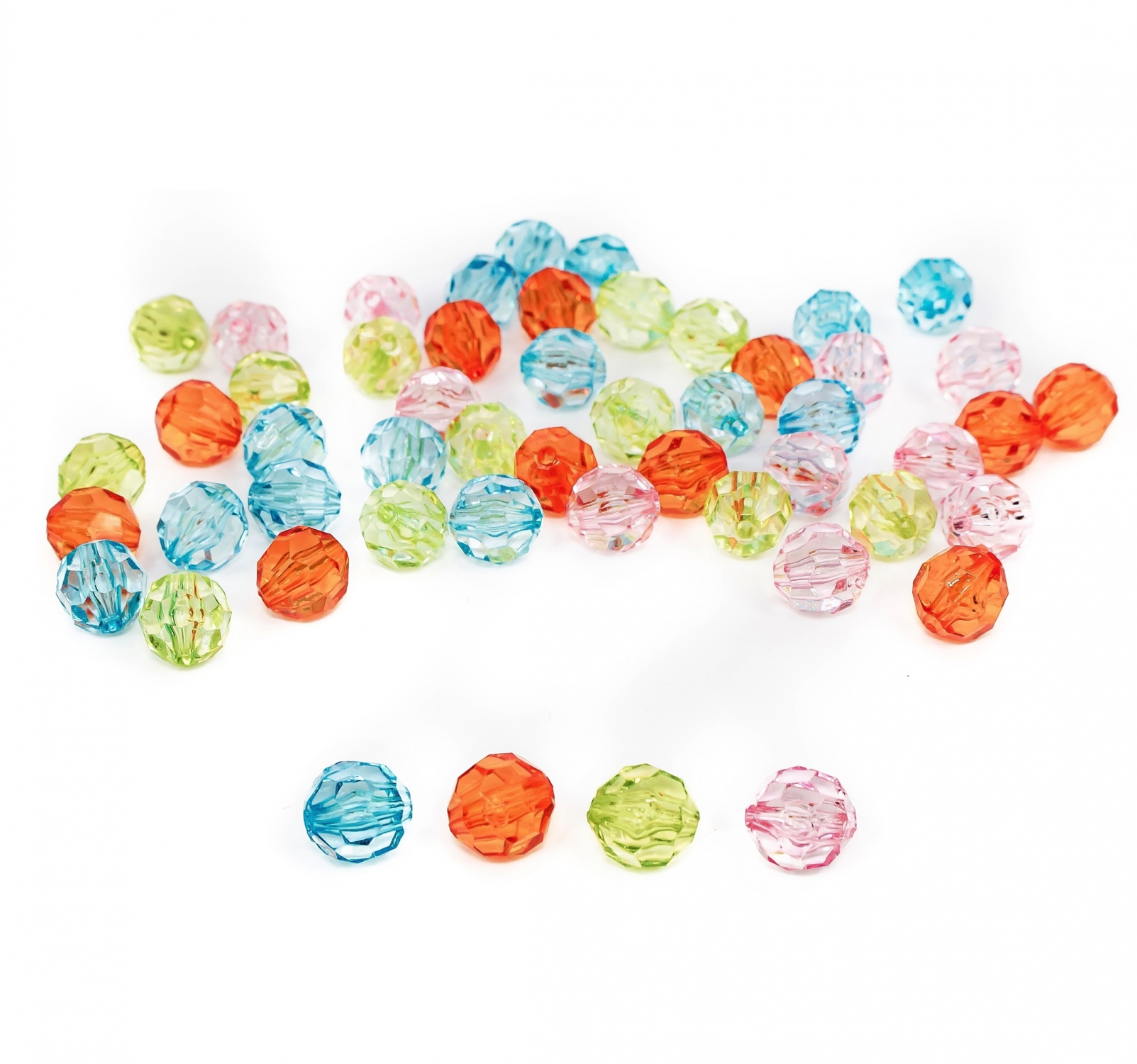 Multicoloured Beads, diameter 12 mm (500 gr/bag)Code: R15053