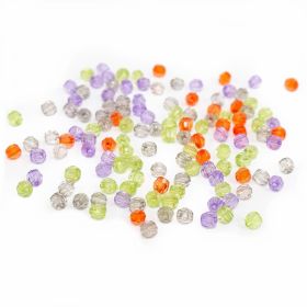 Margele din Plastic - Margele Multicolore, diametru 4 mm (500 gr/punga/culoare)Cod: R15053