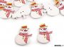 Decorative Christmas Wooden Button (10 pcs/pack)Code: 120512  - 2