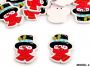 Decorative Christmas Wooden Button (10 pcs/pack)Code: 120512  - 3