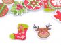 Decorative Christmas Wooden Button (10 pcs/pack)Code: 120512  - 9
