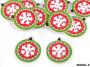 Decorative Christmas Wooden Button (10 pcs/pack)Code: 120512  - 6
