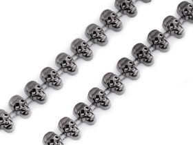 Pasmanterie, latime 80 mm (6.86 metri/rola)Cod: XDG600 Banda Decorativa Cranii, 12 mm (9 metri/rola)Cod: 510536