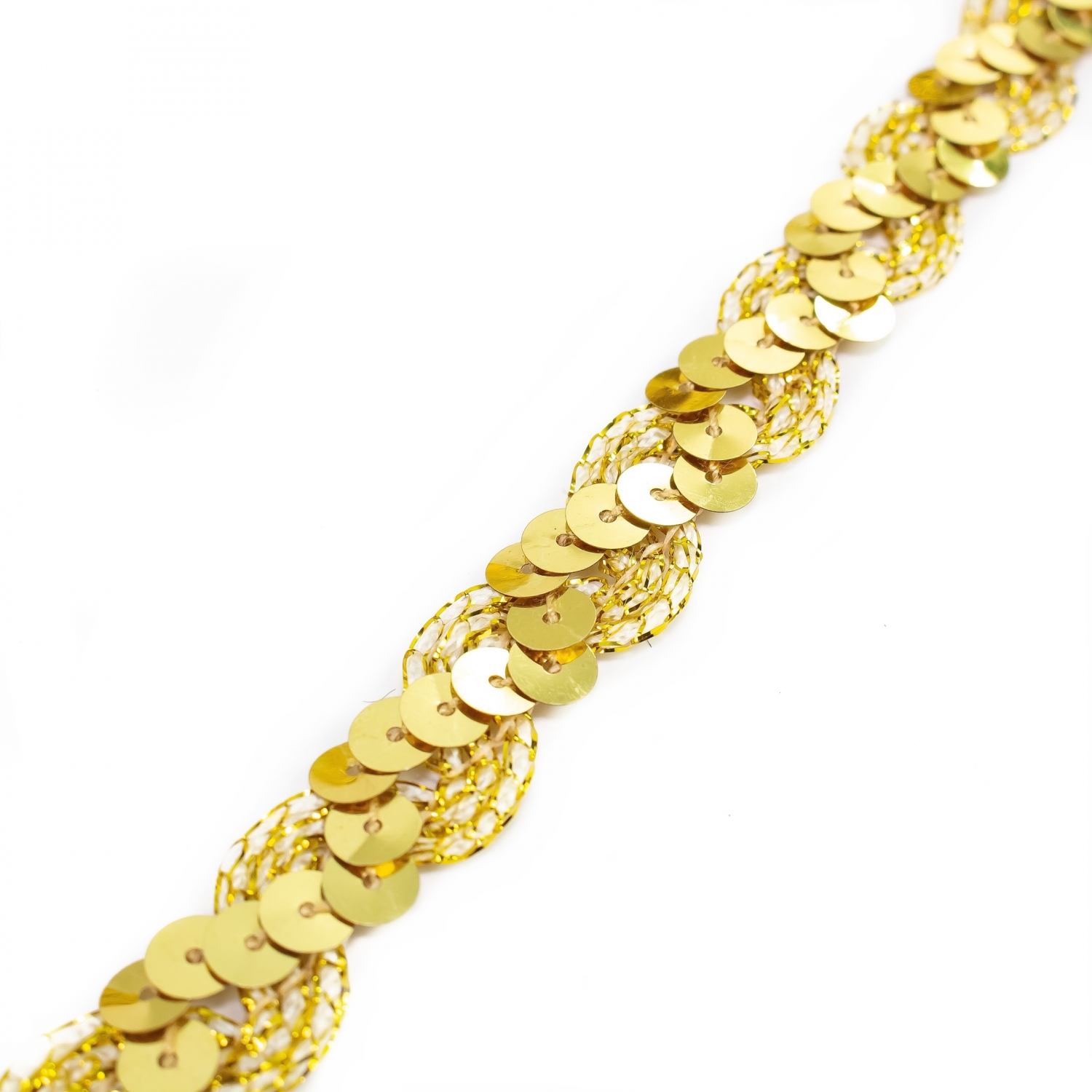 Pasmanterie cu Paiete, latime 10 mm (15 metri/rola)Cod: LA1358 - 3