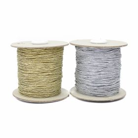 Elastic pentru Confectii, 5 mm (100 metri/rola) - Elastic Rotund Fir Metalic, Ø 1.5 mm (100 metri/rola)