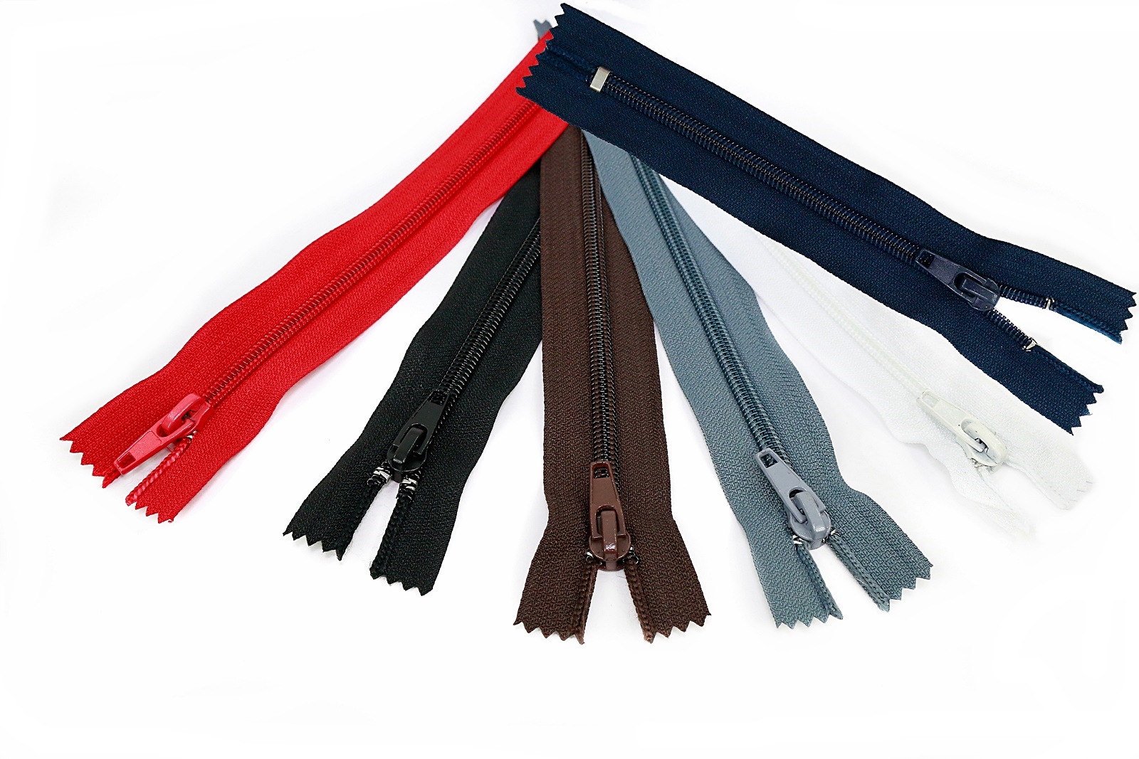 20 cm Nylon Zipper (100 pcs/pack)