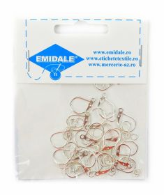 Tortite Cercei Simple, lungime 20 mm (5 perechi/pachet) Cod:TORTITE-SIMPLE-1 Tortite Set cu Zale (10 perechi)