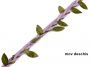 Cotton Braided String with Leaves, width 30 mm ( 10 meters/pack) Code:  - 7