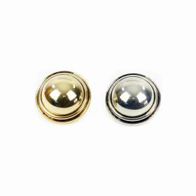 Plastic Button JU049, Size 34, Antique Brass (100 pcs/pack) - Plastic Metallized Shank Buttons, size 24 (144 pcs/pack) Code: B6314