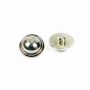 Plastic Metallized Shank Buttons, size 24 (144 pcs/pack) Code: B6314 - 3