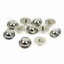 Plastic Metallized Shank Buttons, size 24 (144 pcs/pack) Code: B6314 - 5
