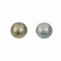 Plastic Metallized Shank Buttons, size 24 (144 pcs/pack) Code: B6320 - 1