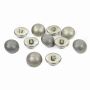 Plastic Metallized Shank Buttons, size 24 (144 pcs/pack) Code: B6320 - 4