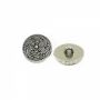 Plastic Metallized Shank Buttons, size 34 (144 pcs/pack) Code: B6383 - 3
