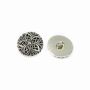 Plastic Metallized Shank Buttons, size 34 (144 pcs/pack) Code: B6361 - 3