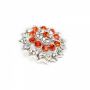 Shank Buttons with Rhinestones and Beads, 2cm (10 pcs/pack) Code: BT0846 - 2