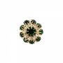 Shank Buttons with Rhinestones and Beads, 2cm (10 pcs/pack) Code: BT0848 - 5