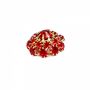 Shank Buttons with Rhinestones and Beads, 2cm (10 pcs/pack) Code: BT0844 - 6