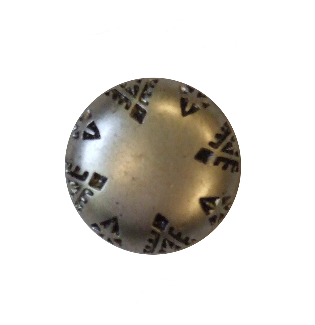Metalized Plastic Buttons, Size 34 (100 pcs/pack) Code: ABH024-4