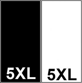 Etichete Tesute - Marimi - Etichete Tesute Marime: 5XL (250 bucati/pachet)