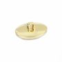 Plastic Metallized Shank Buttons, size 36 (100 pcs/pack) Code: S701 - 4