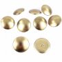 Plastic Metallized Shank Buttons, size 24 (100 pcs/pack) Code: S149 - 1