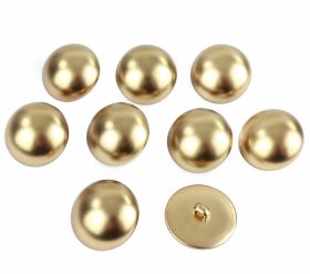 Metalized Buttons - Plastic Metallized Shank Buttons, size 44 (100 pcs/pack) Code: S1