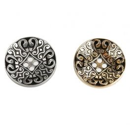 Buttons with Four Holes N714/40 (100 pcs/pack) - 4 Holes Buttons S507, Size 40L (100 pcs/pack)