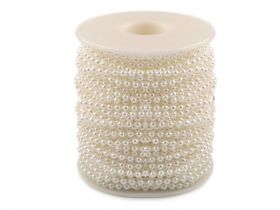 Perle Sirag 4mm, Albe (12 siraguri/pachet) Perle Sirag, Ø3 mm (25 metri/rola) Cod: 310195