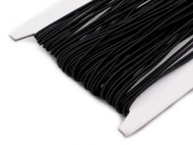 Elastic 60 mm (25 metri/rola) Elastic Rotund, Ø 1 mm, Negru (25 metri/rola)Cod: 440543