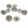 Plastic Metallize Shank Buttons (100 pcs/pack) Code: 3148 - 2