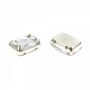 Strasuri de Cusut in Montura Metalica, 6x8 mm (200 buc/punga)Cod: R11785 - 3