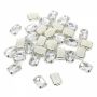 Sew-on Crystals, Size 10x14 mm (100 pcs/pack)Code: R11785 - 1