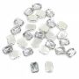 Sew-on Crystals, Size 13x18 mm (100 pcs/pack)Code: R11785 - 1