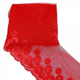 Lace and Trimmings - Sale - Tulle Lace, width 40 cm (13.65 meters/roll)Code: LA1894