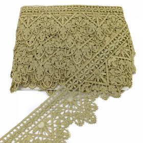 Lace and Trimmings - Sale - Border Lace Embroidered, width 10 cm (18.29 meters/roll)Code: LA1126