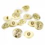 Plastic Shank Buttons, Size: 15 mm (144 pcs/pack)Code: 57358/15MM - 4