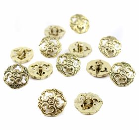 Wooden Decorative Buttons (10 pcs/pack) Model: Fish - Plastic Shank Buttons, Size: 15 mm (144 pcs/pack)Code: 58904/15MM