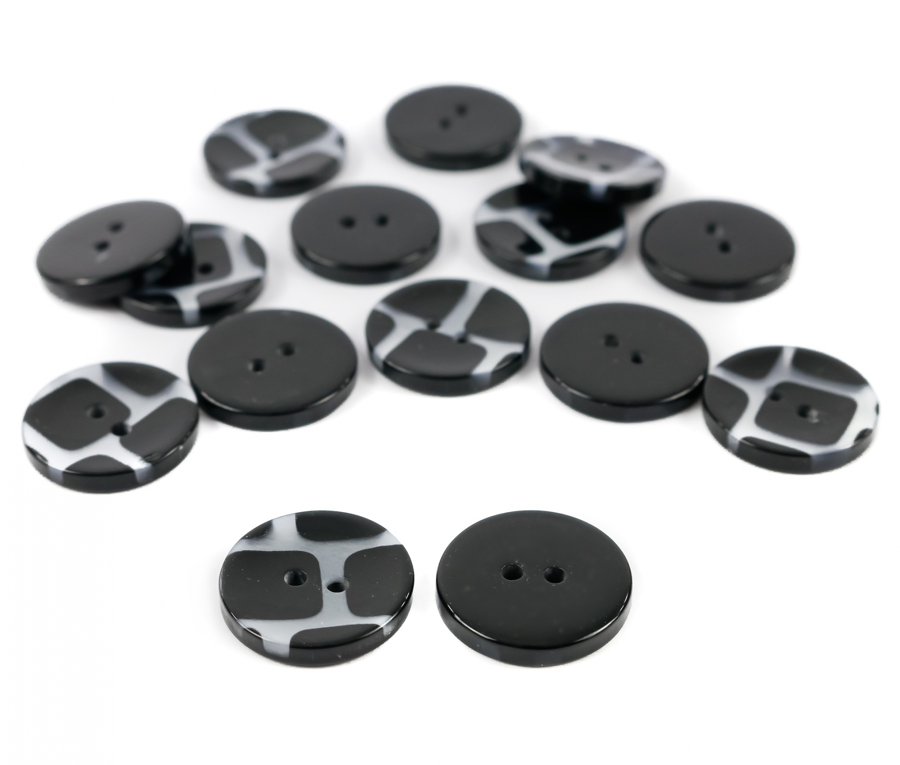 Two-Holes Buttons, Size 34L (100 pcs/pack) Code: 0312-0861/34