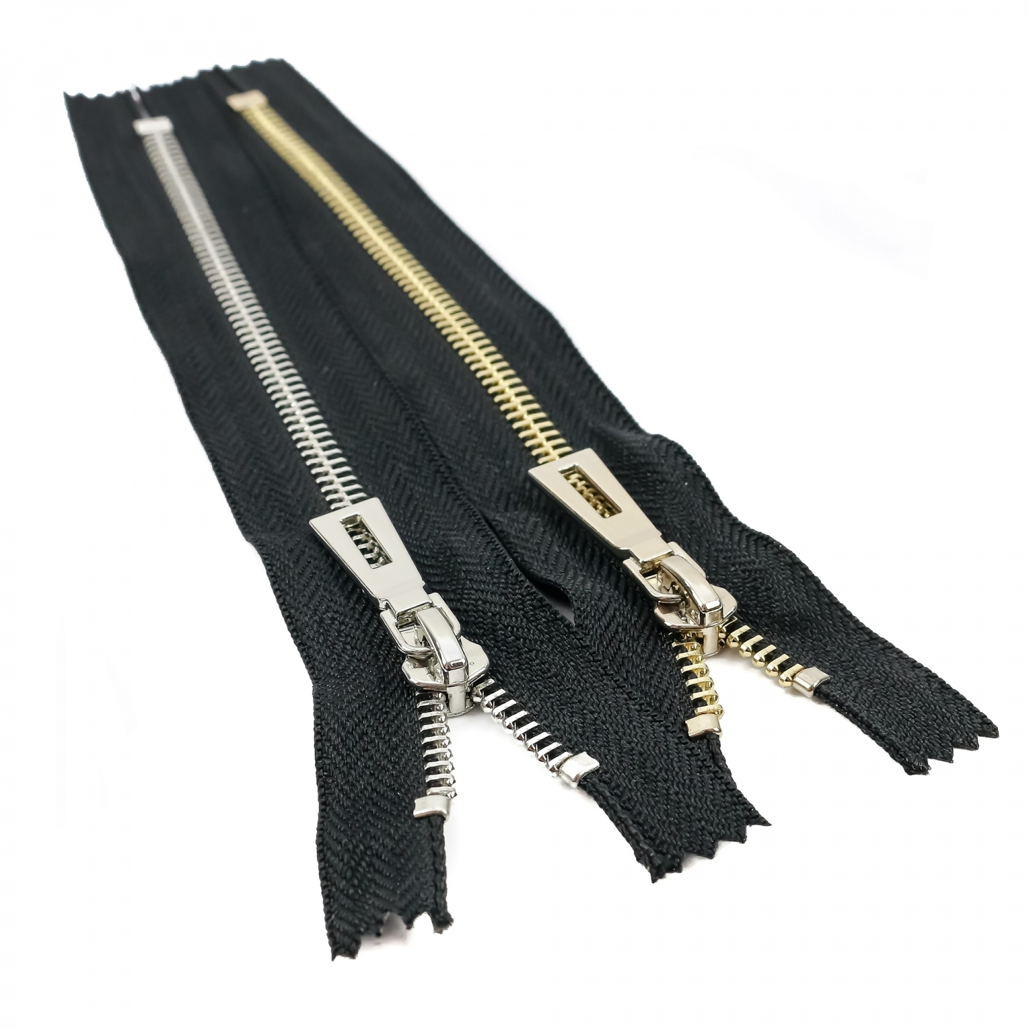 20 cm Metallic Zipper with 5 mm Teeth  (50 pcs/pack)