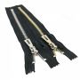 20 cm Metallic Zipper with 5 mm Teeth  (50 pcs/pack) - 1