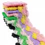 Border Lace Embroidered, width 8 cm (1 meter)Code: HX078 - 1