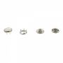Metal Snap Buttons, 10.5 mm, Nickel (250 sets/pack) - 2