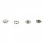 Capse din Metal, 10.5 mm, Nickel (250 seturi/pachet) Cap Perla - 2